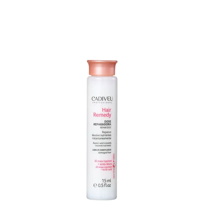 Cadiveu Professional Hair Remedy Dose Reparadora - Ampola Capilar 15ml
