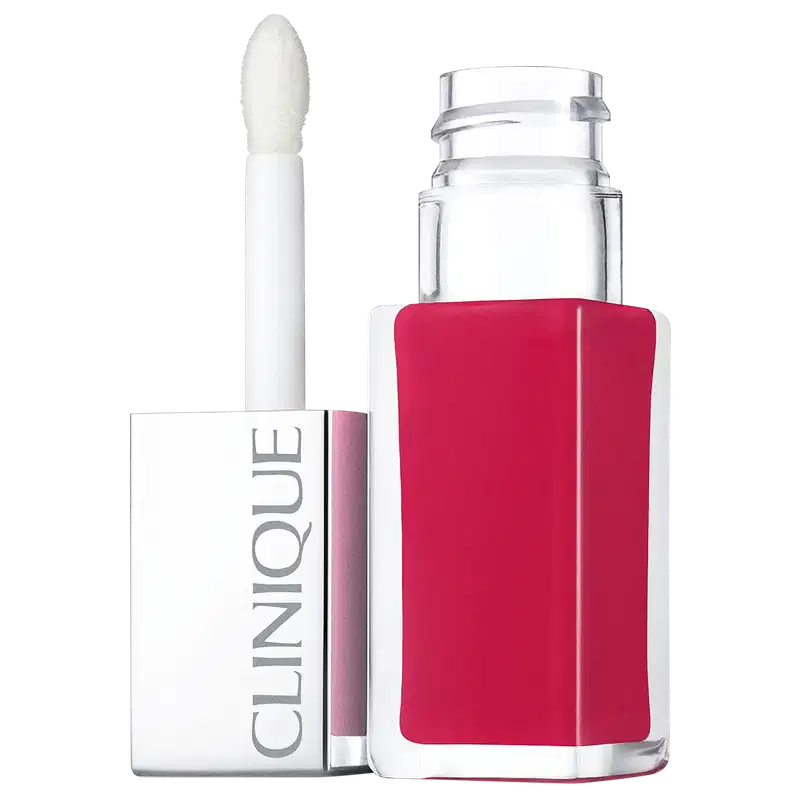 Clinique Pop Lacquer Lip Colour + Primer 4 Sweetie Pop - Batom Líquido Espelhado 6,5g