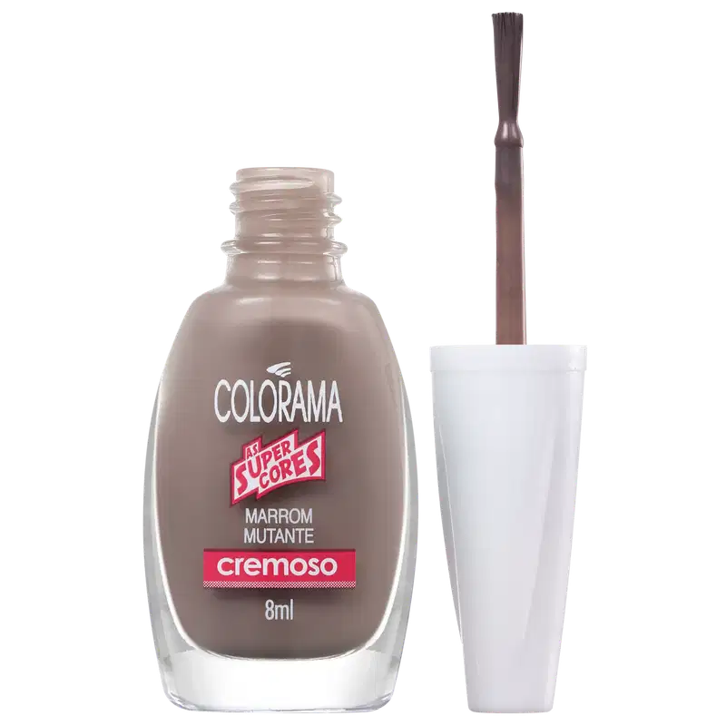 Colorama As Super Cores Marrom Mutante - Esmalte Cremoso 8ml