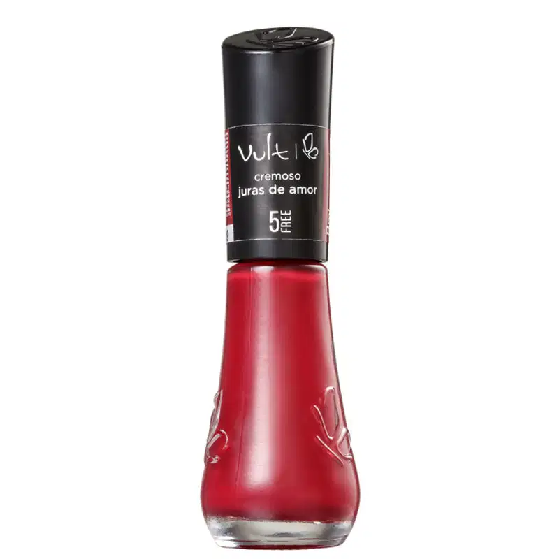 Esmalte Cremoso Vermelho Juras de Amor 5Free  8ml