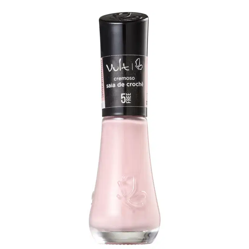 Esmalte Cremoso Rosa Saia de Crochê 5Free  8ml