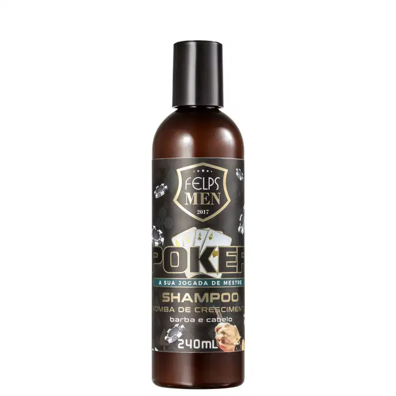 Felps Professional Men Poker Bomba de Crescimento - Shampoo Multifuncional 240ml