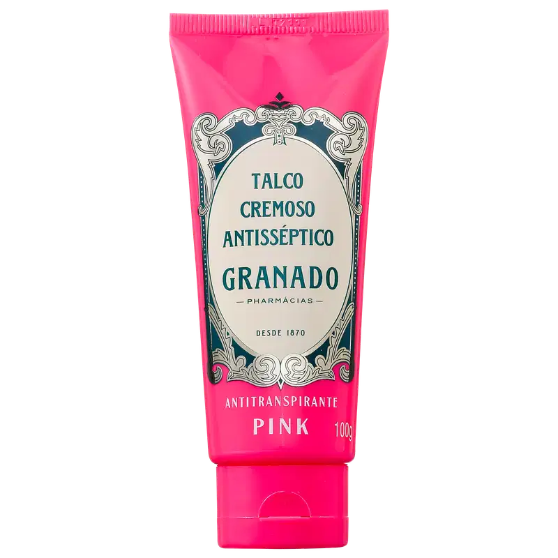 Granado Pink Talco Cremoso Antisséptico - Creme Anti-transpirante 100g