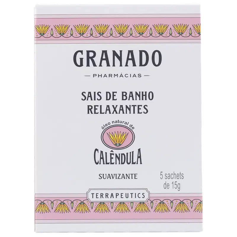 Granado Terrapeutics Relaxantes Calêndula - Sais de Banho 5x16g