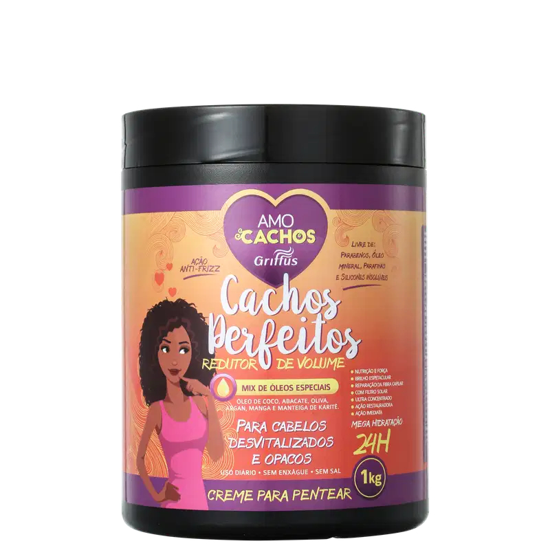 Griffus Amo Cachos Perfeitos - Creme de Pentear 1000g
