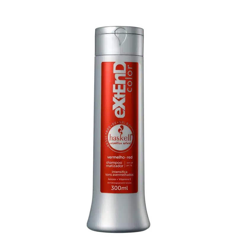 Haskell Extend Color Vermelho - Shampoo Matizador 300ml