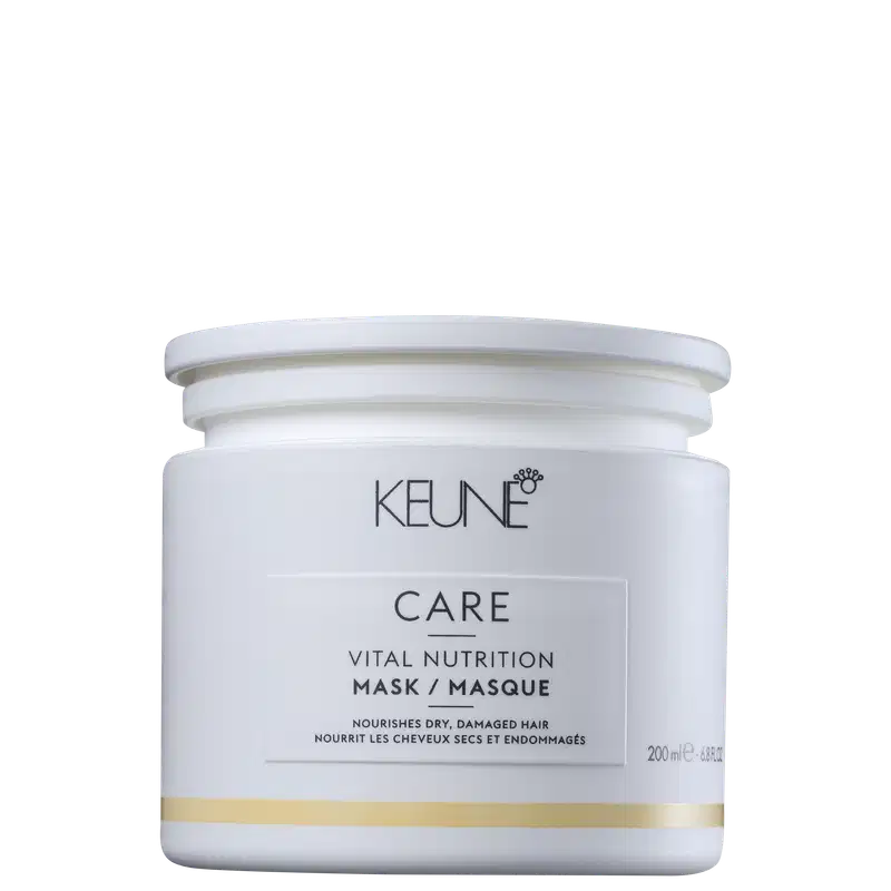 A imagem mostra a Máscara de Nutrição Care Vital Nutrition da marca Keune.