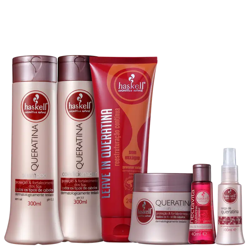 Kit Haskell Queratina Completo (6 Produtos)