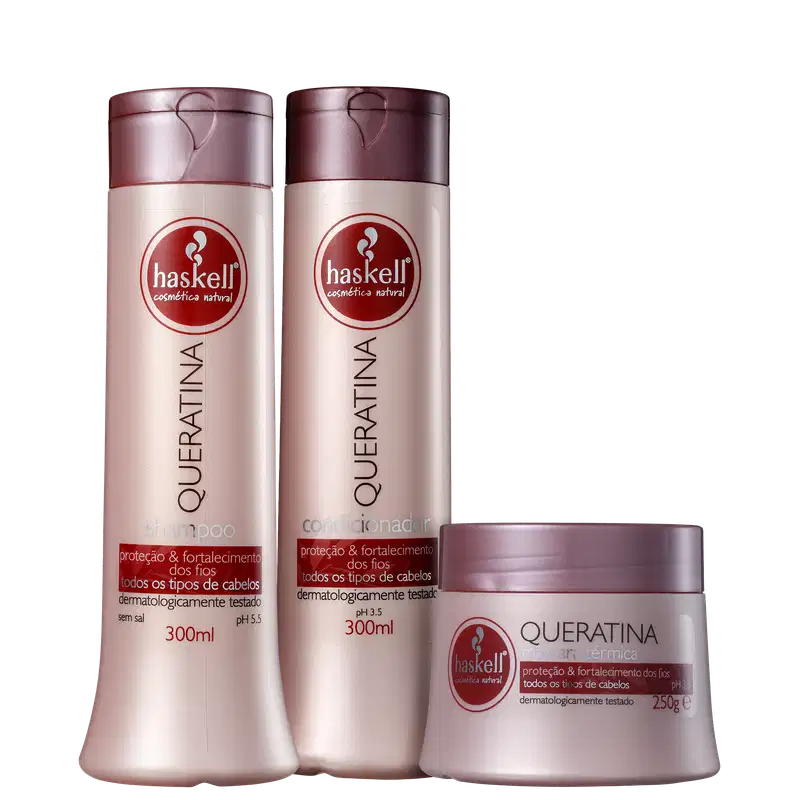 Kit Haskell Queratina Tratamento (3 Produtos)