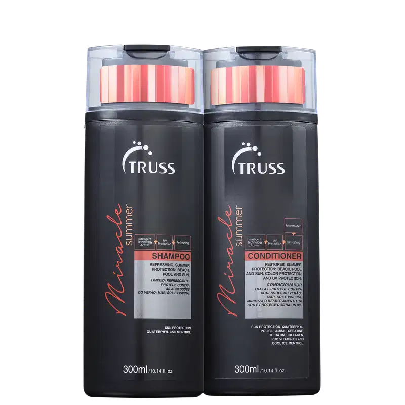 Combo Miracle Summer: Shampoo 300ml + Condicionador 300ml