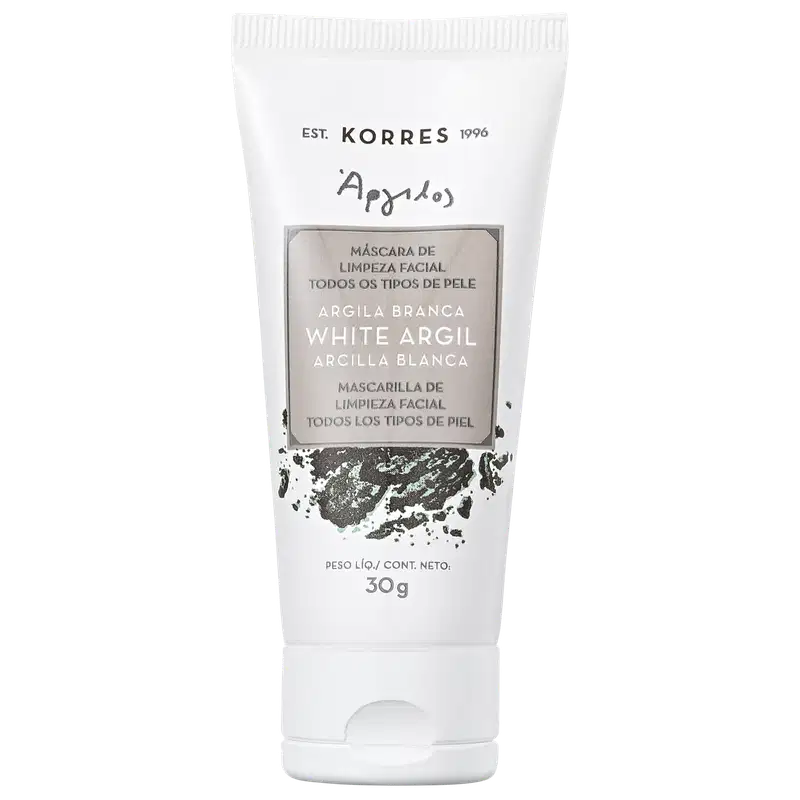 Korres Argila Branca - Máscara de Limpeza Facial 30g