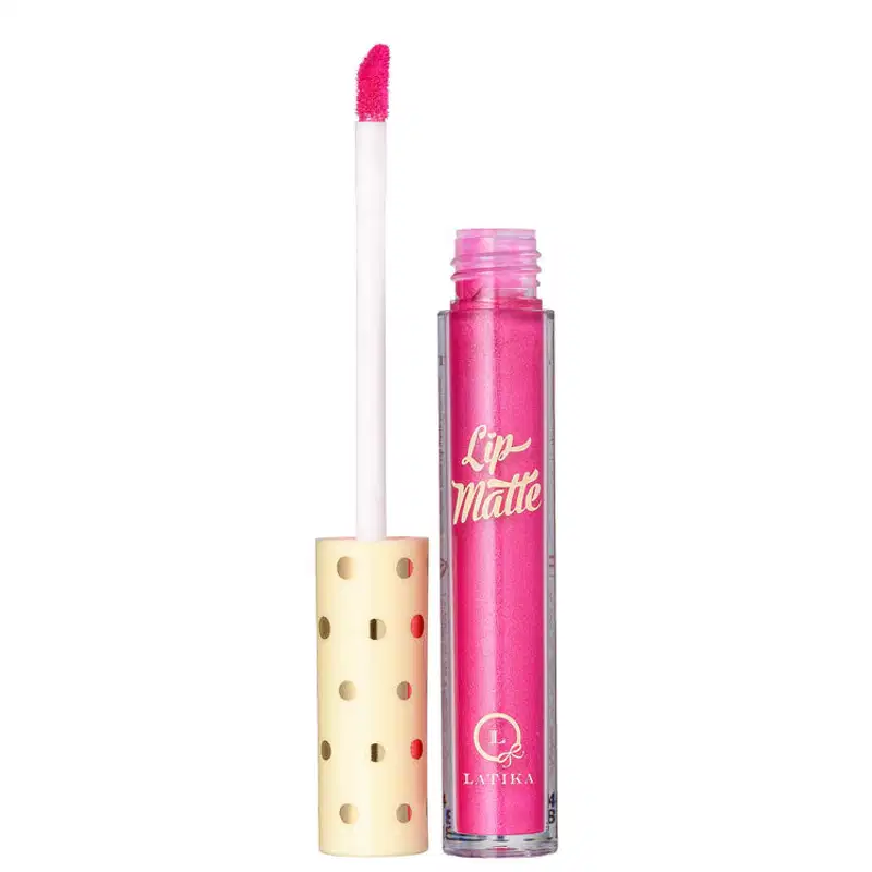 Latika Lip Rosa Nº 44 - Batom Líquido Metálico 4ml