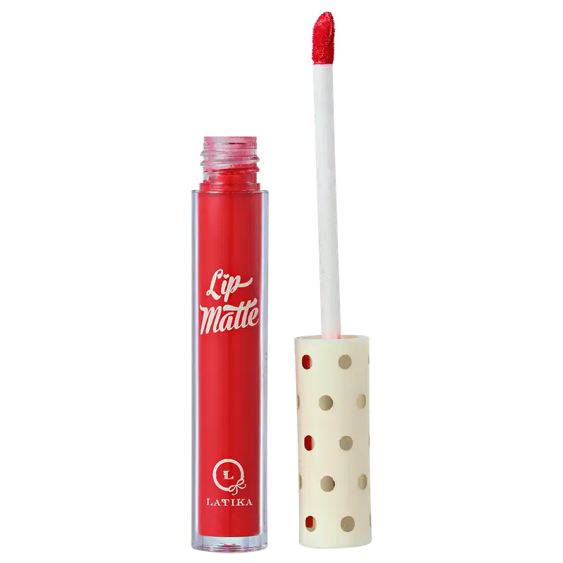 Latika Lip Matte Vermelho Nº 20 - Batom Líquido 4ml