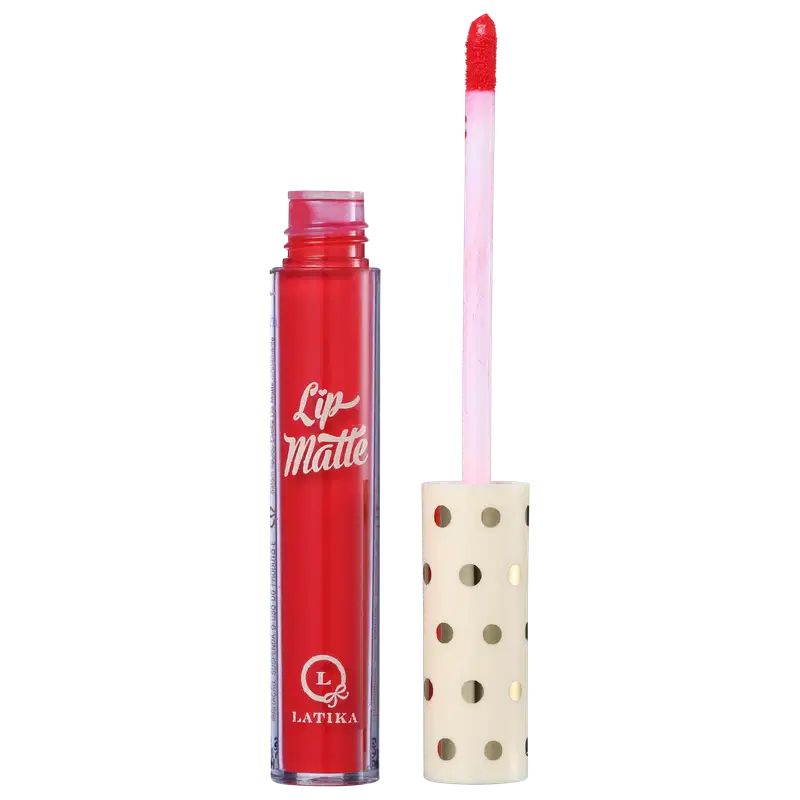 Latika Lip Matte Vermelho Nº 24 - Batom Líquido 4ml
