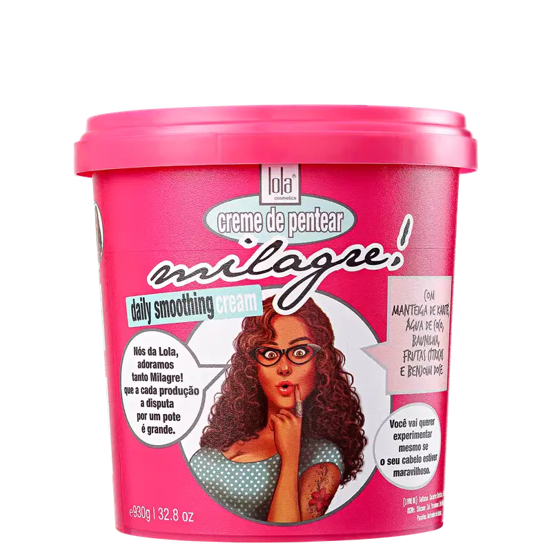 Lola Cosmetics Milagre - Creme de Pentear 930g