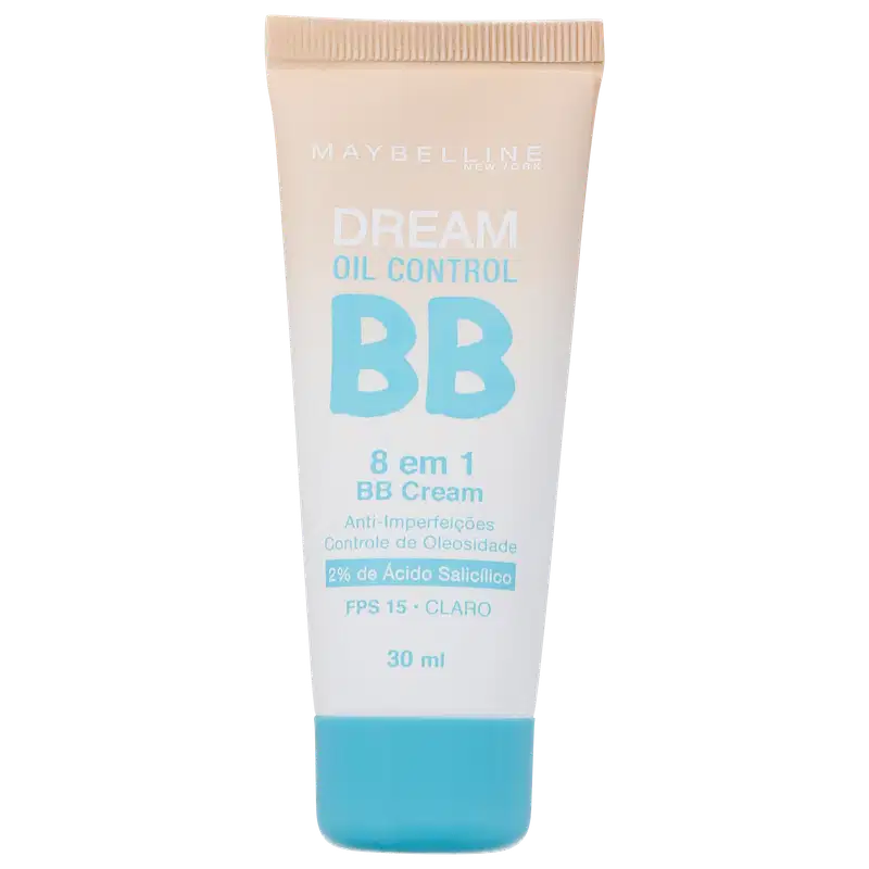 Maybelline Dream Oil Control 8 em 1 FPS 15 Claro - BB Cream 30ml