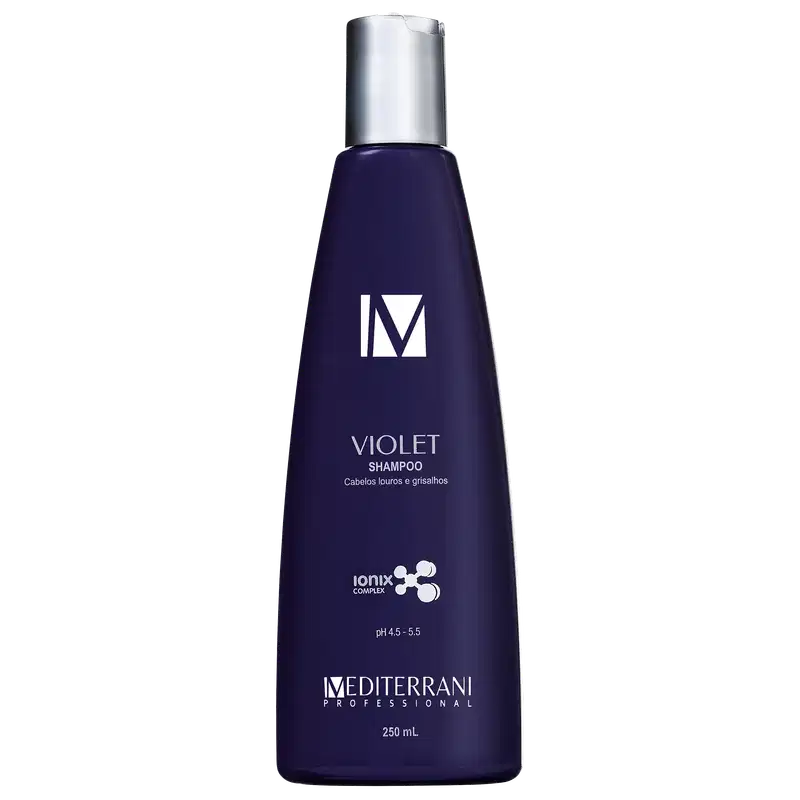 Mediterrani Violet Ionixx - Shampoo Desamarelador 250ml