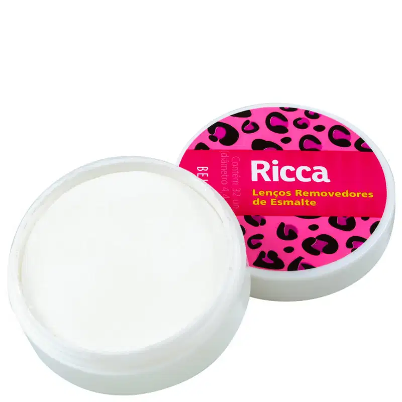 Ricca - Lenço Removedor de Esmalte (32 Unidades)
