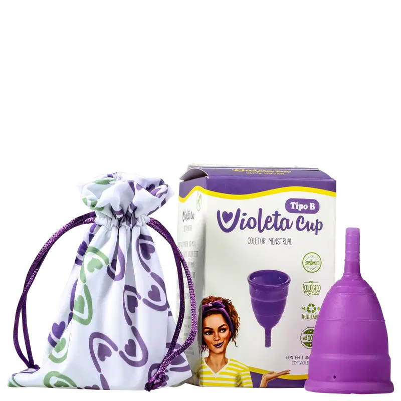Violeta Cup Violeta Tipo B (-30 anos ou sem filhos) - Coletor Menstrual