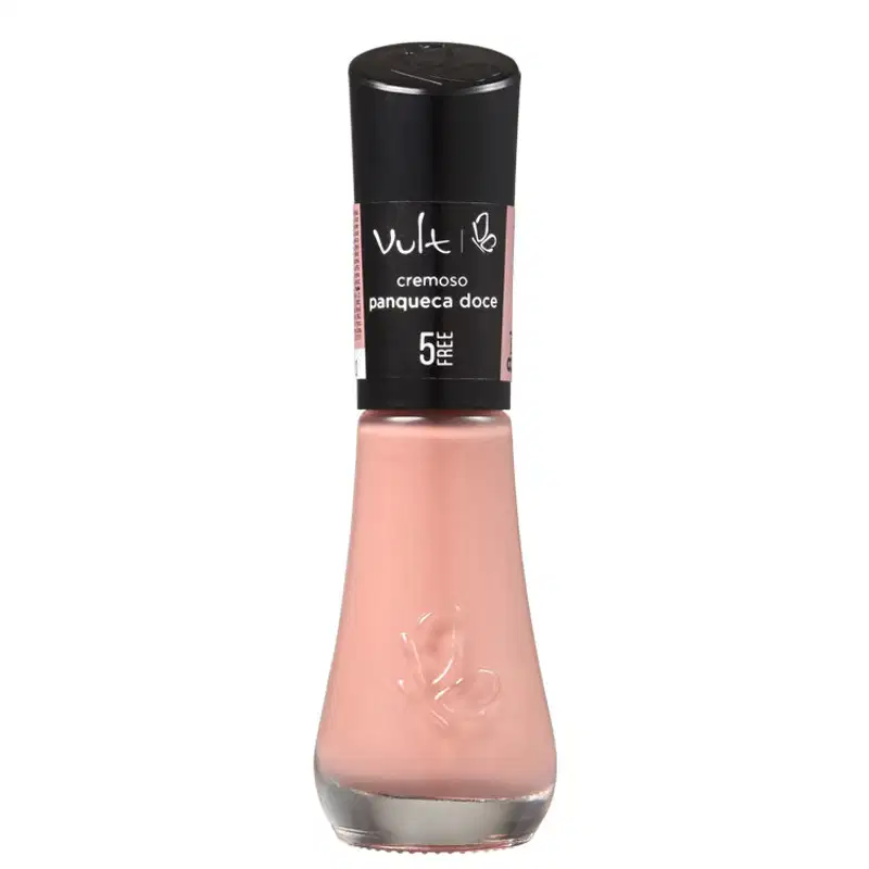 Esmalte Cremoso Rosa Nude Panqueca Doce 5Free  8ml