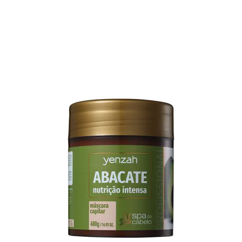 Yenzah SPA dos Cabelos Abacate - Máscara Capilar 480g