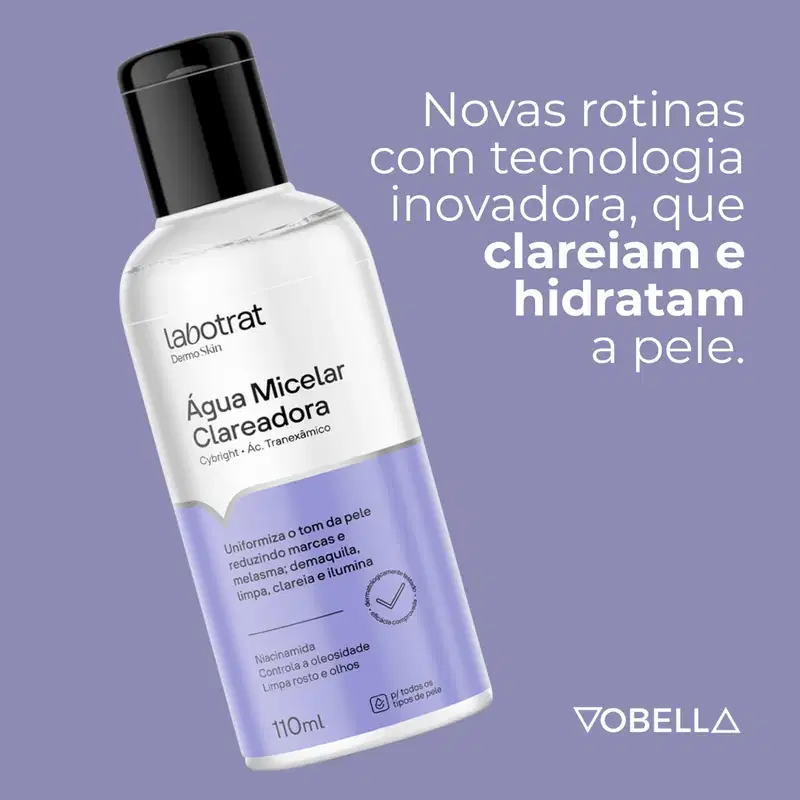Água Micelar Clareadora Dermo Skin Hidrata Labotrat 110ml
