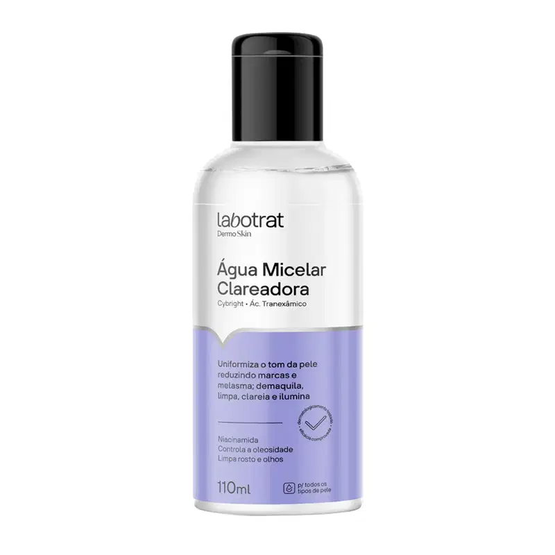 Água Micelar Clareadora Dermo Skin Hidrata Labotrat 110ml