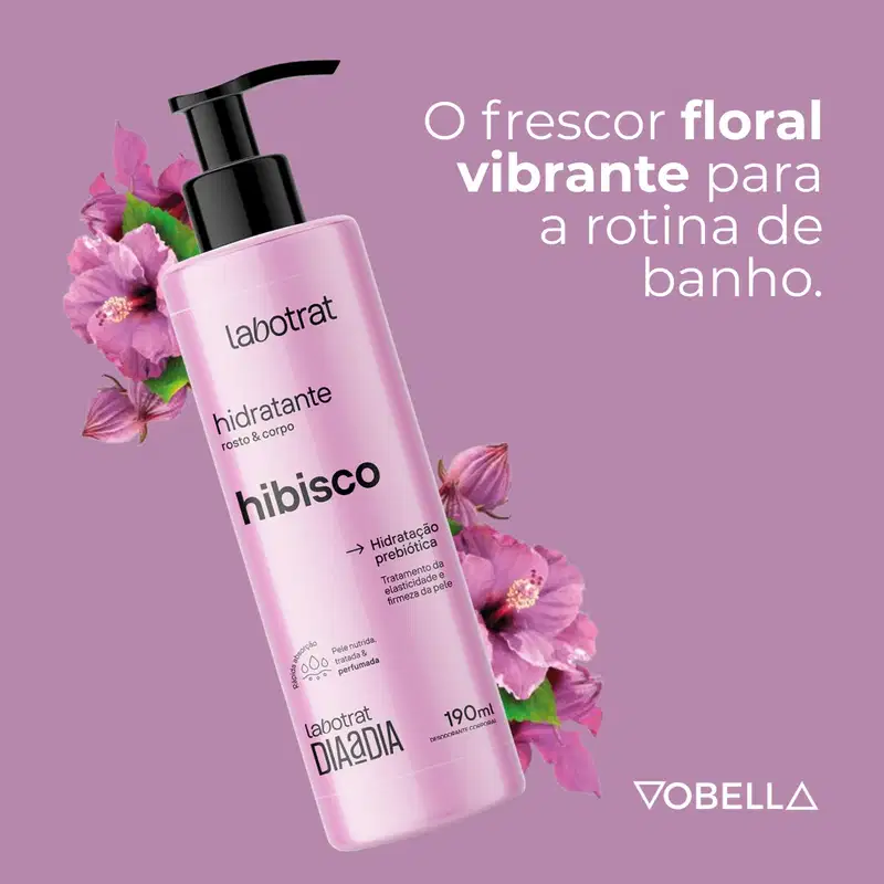 Hidratante Hibisco Dia Dia Corpo Antioxidante Labotrat 190ml