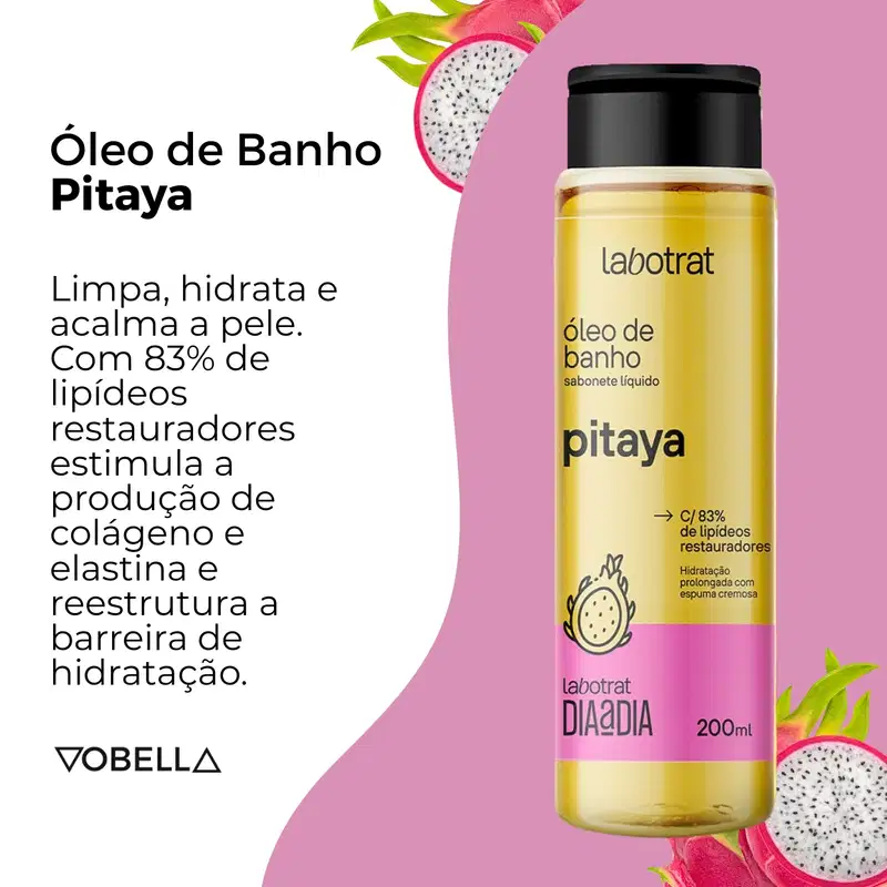 Sabonete Óleo De Banho Pitaya Dia Dia Corpo Labotrat 200ml