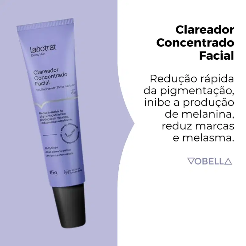 Clareador Concentrado Facial Dermo Skin Hidrata Labotrat 15g
