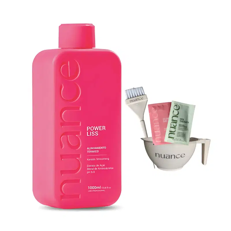 Escova Power Liss Nuance 1L Alinhamento Capilar Profissional