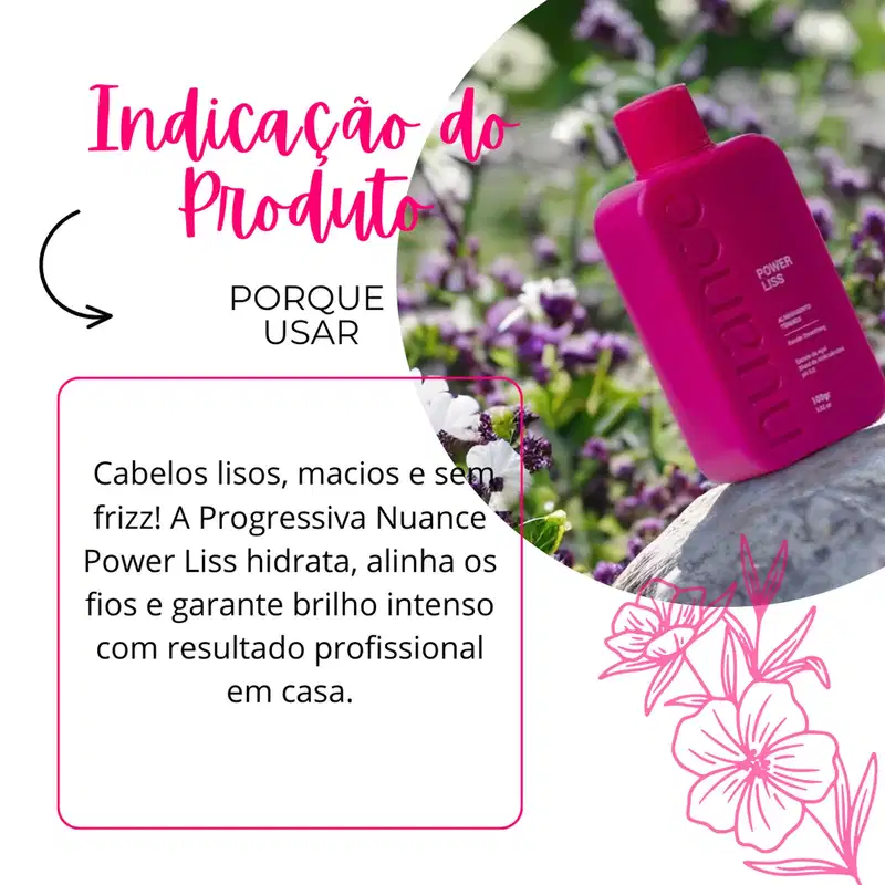 Power Liss Nuance Selagem Profissional Redutor Capilar 100g