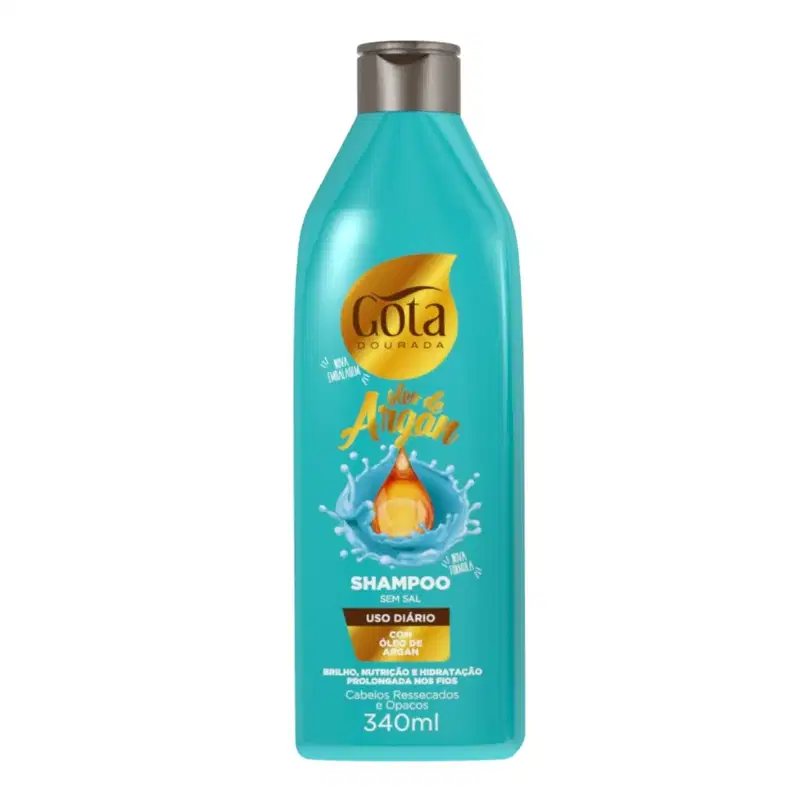 Kit Gota Óleo de Argan Uso Diario Shampoo e Condicionador