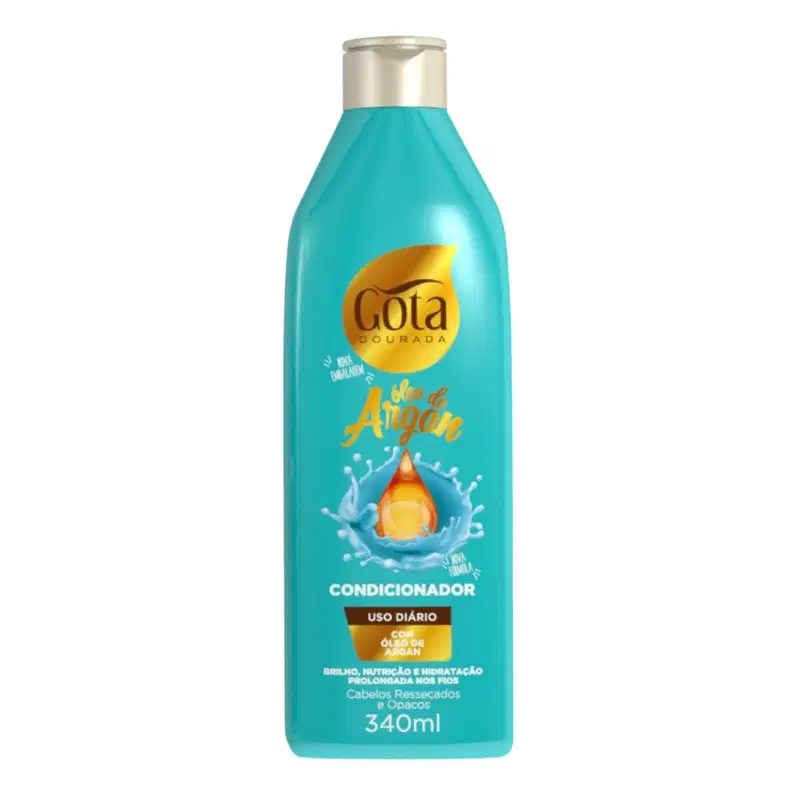 Kit Gota Óleo de Argan Uso Diario Shampoo e Condicionador