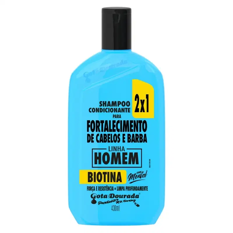 Kit Gota Fortalecimento Homem Shampoo 2x1 e Tônico Capilar