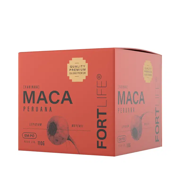 Suplemento Alimentar em Pó FortLife Pharma Maca Peruana, 110g.