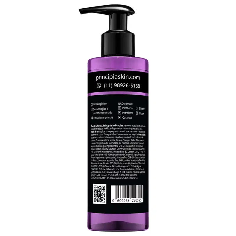 Principia OL-01 - Óleo de Limpeza Demaquilante 200ml