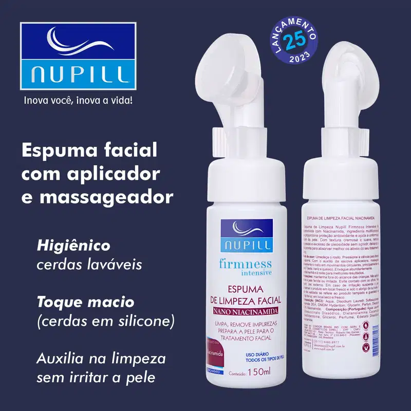 Espuma de limpeza facial Nupill Nano Niacinamida