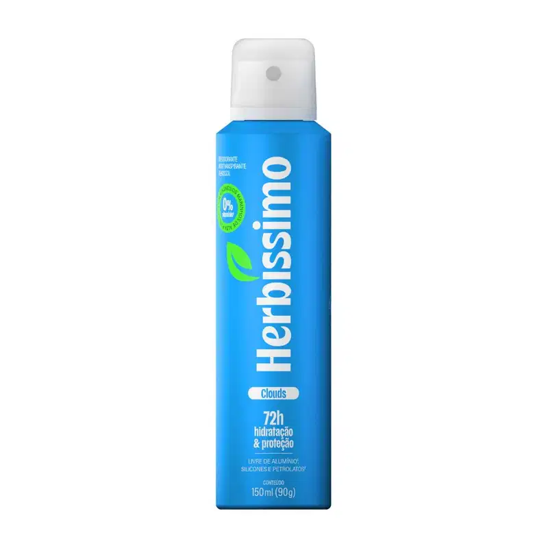 Desodorante Antitranspirante Aerossol Herbíssimo Clouds 150ml