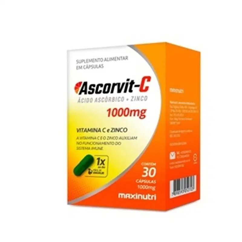ASCORVIT C 1000MG 30CPS MAXINUTRI