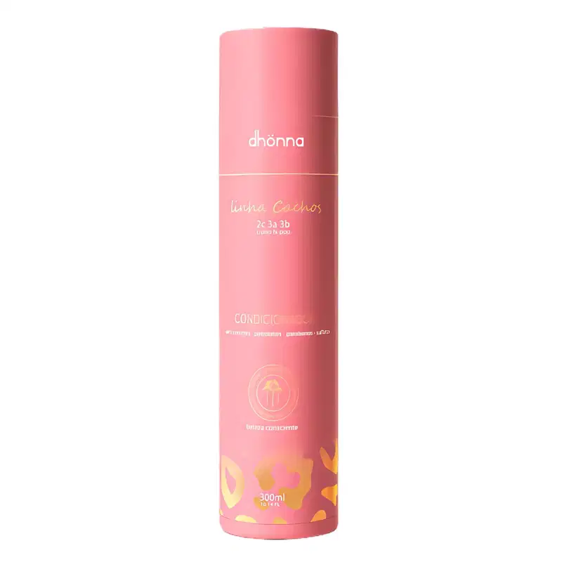 Duo Shampoo e Condicionador Cachos 300mL - Dhonna | Hidratação e nutrição para cachos macios e soltos