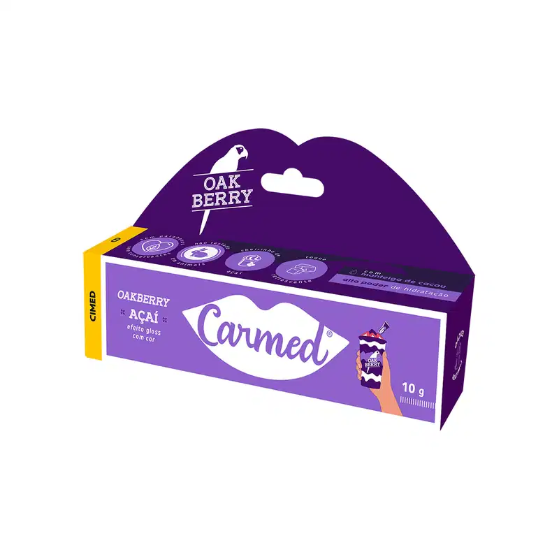 Hidratante Labial Cimed Carmed Açai Oakberry 10g