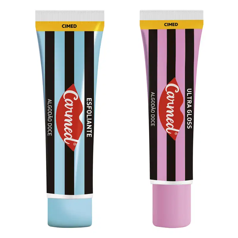 Kit Carmed Algodão Doce Esfoliante + Ultra Gloss (2 Produtos)