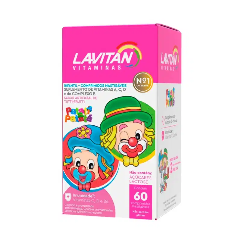 Kit 2 und Lavitan Kids Tutti-Frutti 60 Cpr
