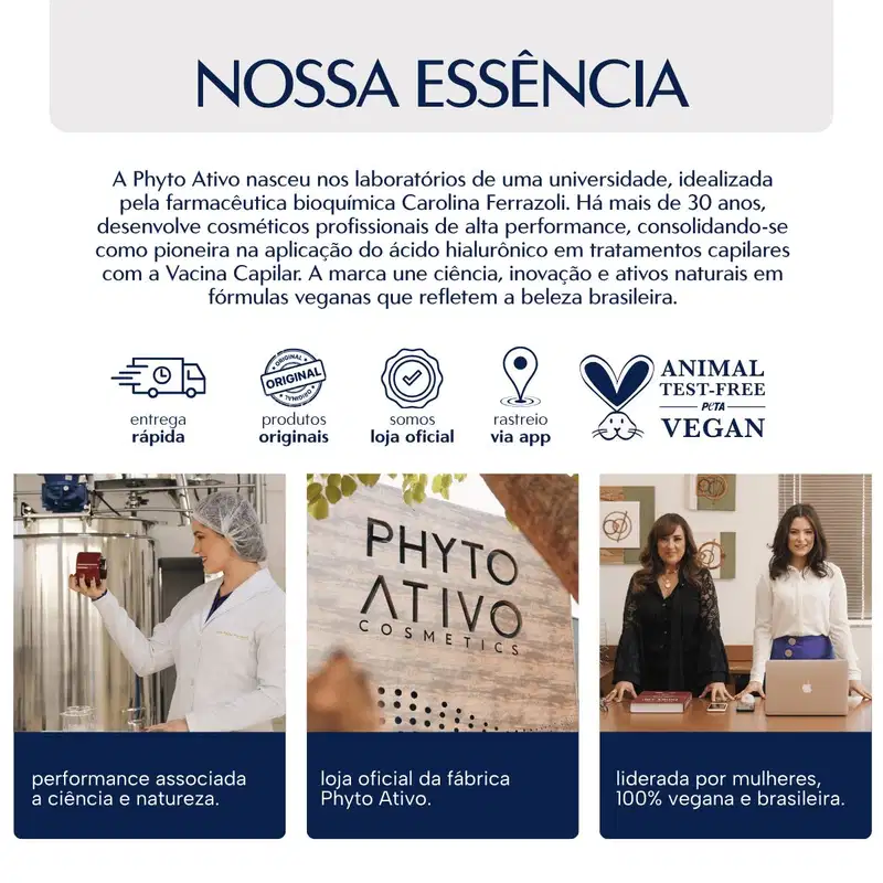 Leave-in Vacina Capilar Phyto Ativo Recuperação Intensa 130ml