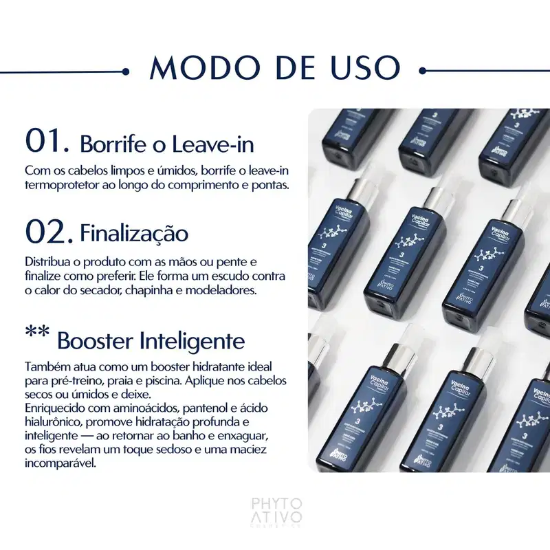 Leave-in Vacina Capilar Phyto Ativo Recuperação Intensa 130ml