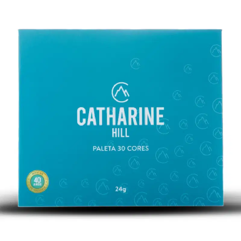 Paleta de Sombras 30 Cores com Espelho Catharine Hill