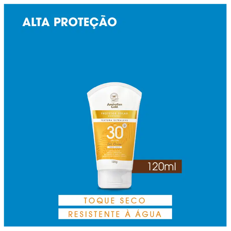 Toque seco e resistente à agua.