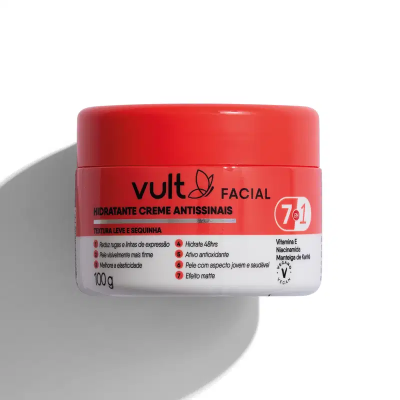 Creme Facial Hidratante Antissinais 7 em 1 100g