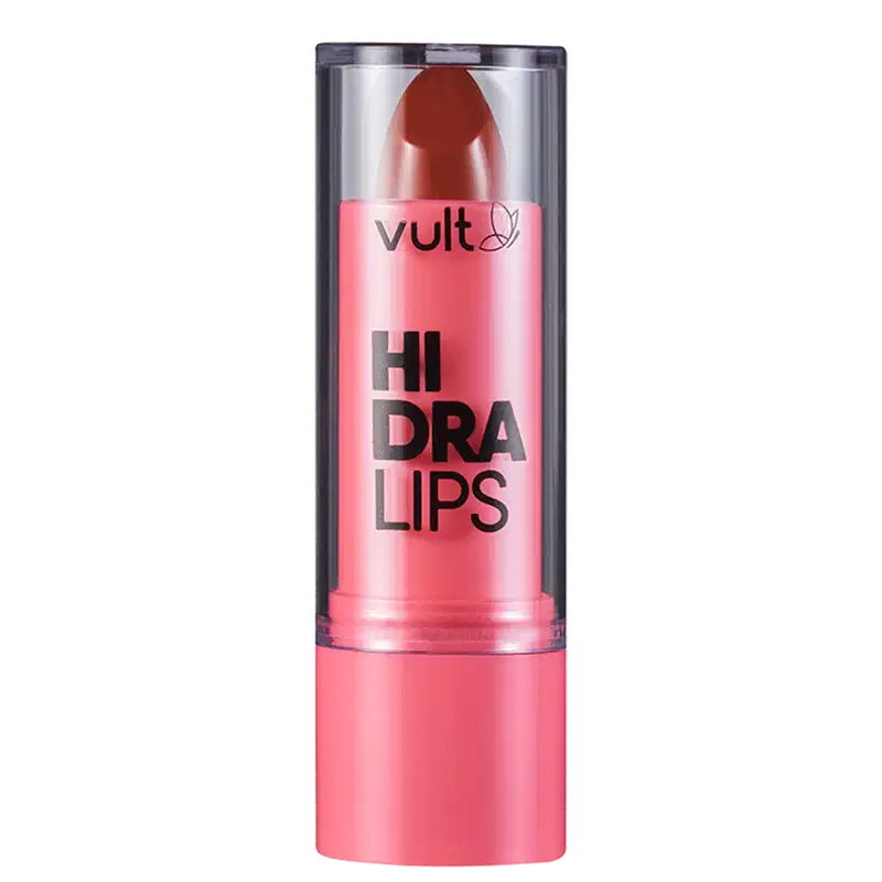 Batom Cremoso Marrom Capuccino Hidra Lips 3,6g